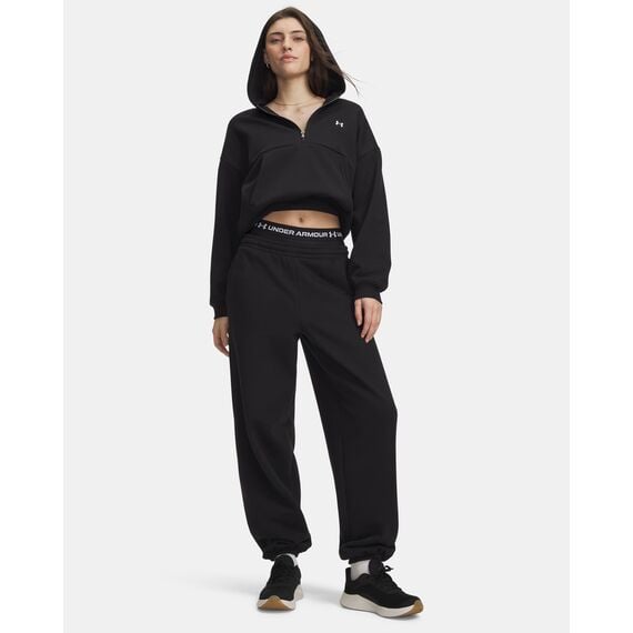 UNDER ARMOUR spodnie dresowe damskie bawełniane Icon Flc Gym Pant czarny, Kolor: czarny, Rozmiar: XS