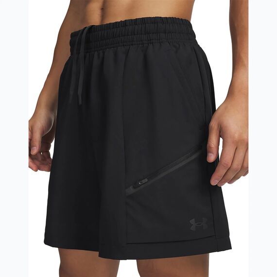 Under Armour Unstoppable Woven Shorts krótkie spodenki męskie szorty czarne, Kolor: czarny, Rozmiar: S