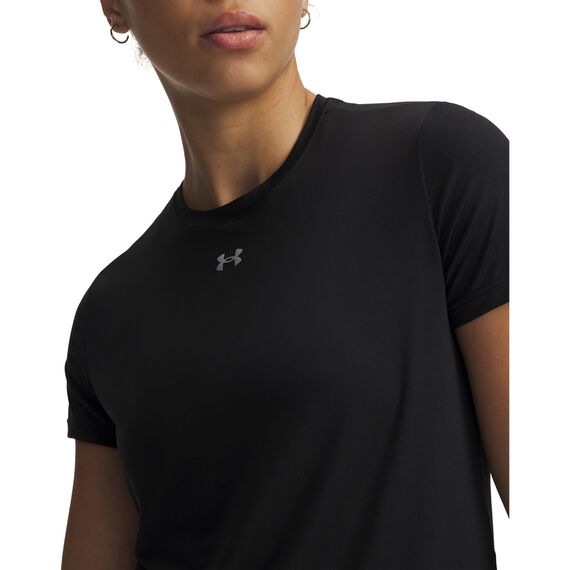 Under Armour UA Vanish T-shirt damska koszulka treningowa sportowa czarna, Kolor: czarny, Rozmiar: XS, 3 zdjęcie