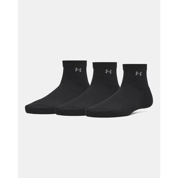 UNDER ARMOUR damskie skarpety za kostkę sportowe Women's Vanish 3 szt czarne, Kolor: czarny, Rozmiar: S