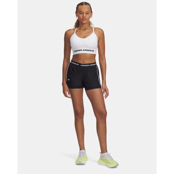 UNDER ARMOUR damskie spodenki treningowe Tech Play Up 2in1 Shorts czarny, Kolor: czarny, Rozmiar: S, 3 zdjęcie