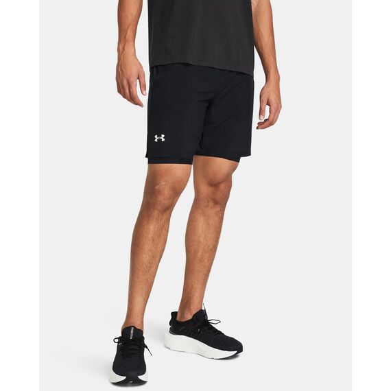 UNDER ARMOUR męskie spodenki na treningi LAUNCH 7'' 2-IN-1 SHORTS czarny, Kolor: czarny, Rozmiar: L, 2 zdjęcie