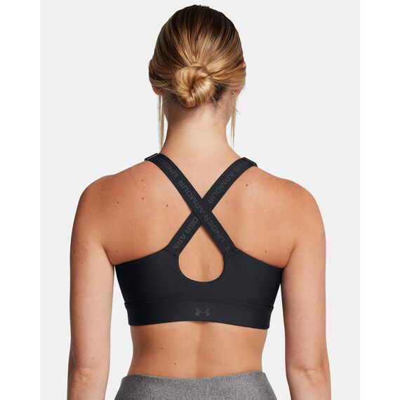 UNDER ARMOUR Biustonosz sportowy UA High Zip Infinity 2.0 czarny, Kolor: czarny, Rozmiar: L A-C, 2 zdjęcie