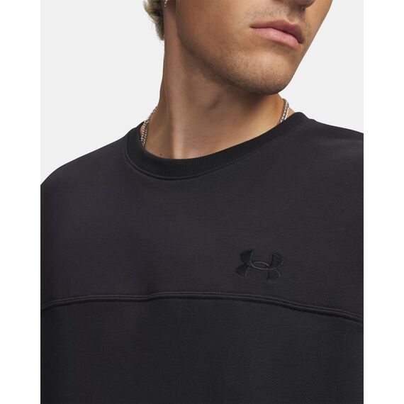 UNDER ARMOUR bluza męska bez kaptura Rival LW Crew czarny, Kolor: czarny, Rozmiar: XL, 3 zdjęcie