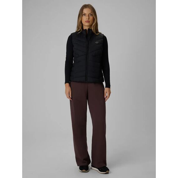 4F Kamizelka puchowa pikowana damska F371 CITY JACKETS czarna, Kolor: czarny, Rozmiar: L, 3 zdjęcie