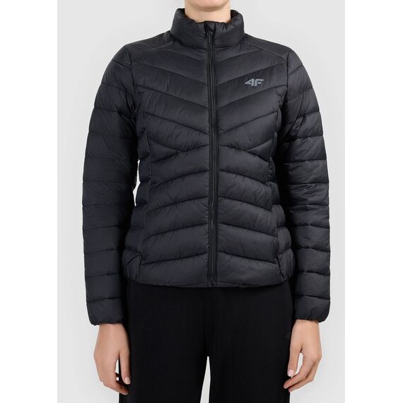 4F Damska kurtka pikowana puchowa F0923 CITY JACKETS czarna, Kolor: czarny, Rozmiar: XL, 2 zdjęcie