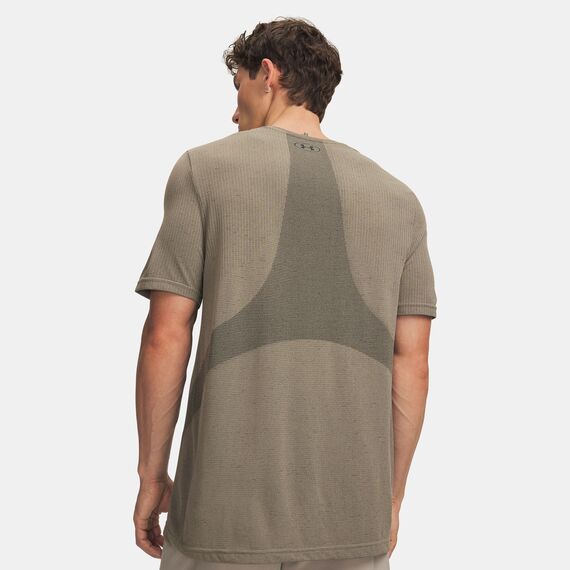 Under Armour Vanish Seamless T-shirt męska koszulka treningowa beżowa, Kolor: beżowy, Rozmiar: M, 2 zdjęcie