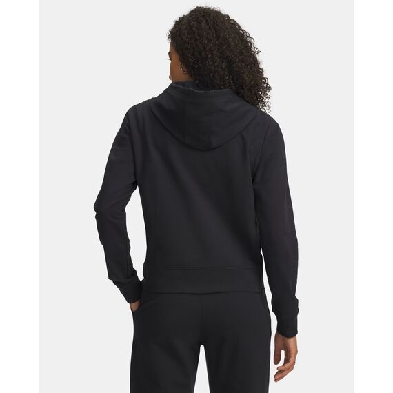Under Armour UA Sport Terry FZ damska bluza z kapturem rozpinana czarna, Kolor: czarne, Rozmiar: XS, 2 zdjęcie
