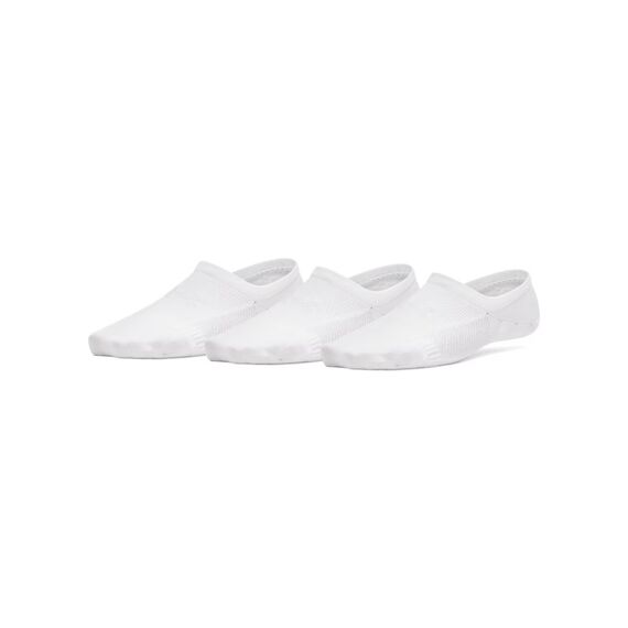 Under Armour UA Women's Vanish 3pk Liner damskie stopki sportowe 3 pary białe, Kolor: biały, Rozmiar: S