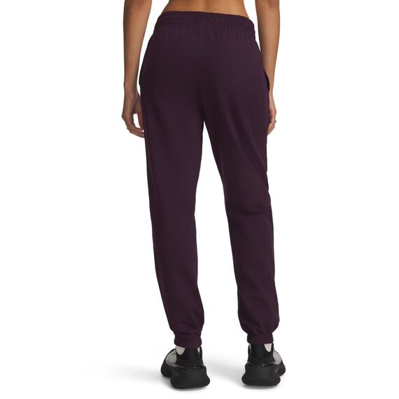 Under Armour UA Sport Terry Jogger damskie spodnie dresowe bawełna fiolet, Kolor: fioletowy, Rozmiar: L, 2 zdjęcie