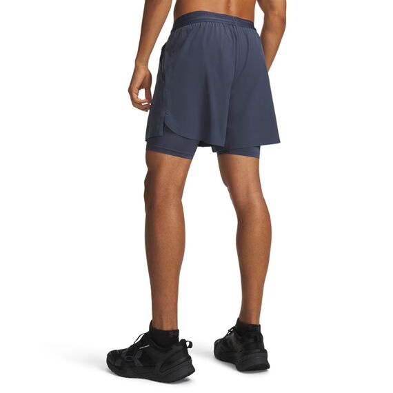 Under Armour Vanish Elite 2w1 Short szorty męskie spodenki trening szare, Kolor: szary, Rozmiar: M, 2 zdjęcie
