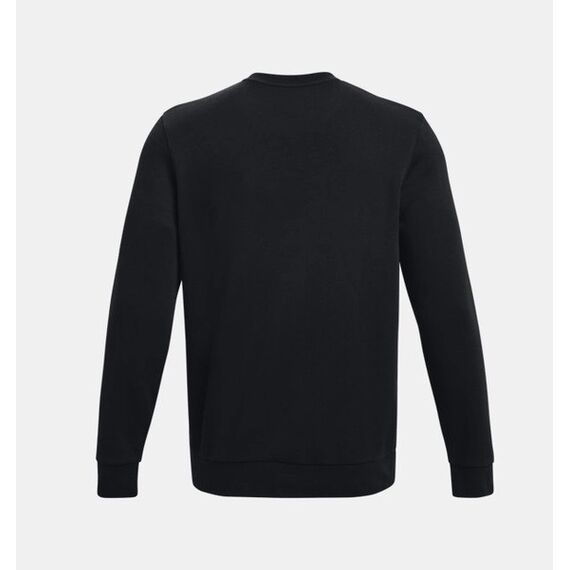Under Armour UA Icon Fleece Crew męska bluza bez kaptura na co dzień czarna, Kolor: czarny, Rozmiar: 3XL, 4 zdjęcie