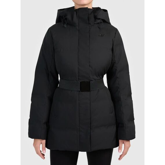 4F Kurtka puchowa dłuższa czarna F0932 CITY JACKETS, Kolor: czarny, Rozmiar: L