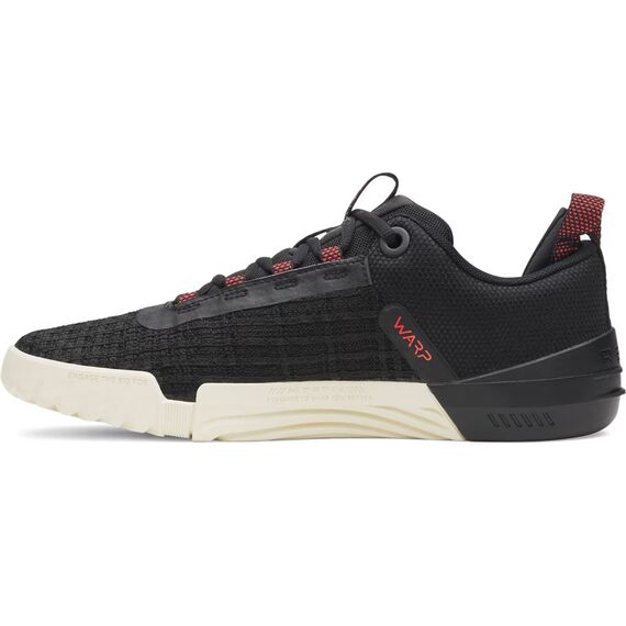 Under Armour UA TriBase Reign 6 męskie buty treningowe na siłownie czerwone, Kolor: czarno-czerwone, Rozmiar: 9.5, 3 zdjęcie