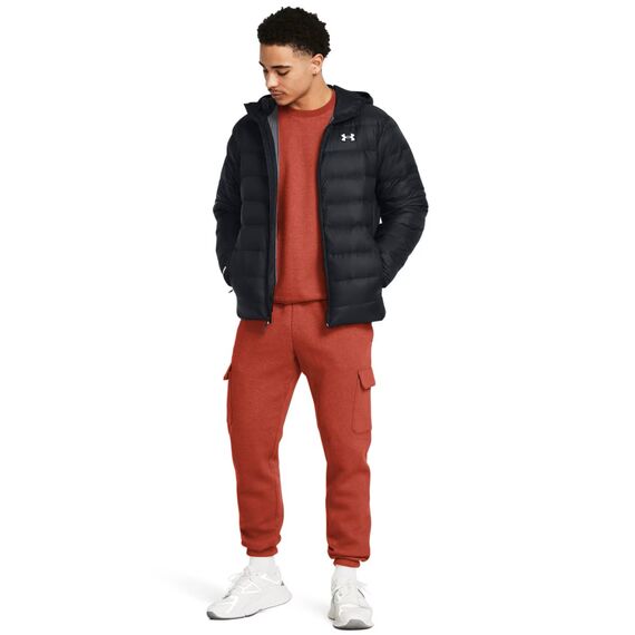 Under Armour Legend Down Hooded Jacket męska kurtka puchowa kaptur czarna, Kolor: czarny, Rozmiar: XXL, 5 zdjęcie