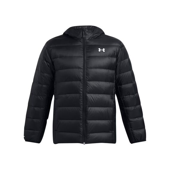 Under Armour Legend Down Hooded Jacket męska kurtka puchowa kaptur czarna, Kolor: czarny, Rozmiar: XXL, 3 zdjęcie
