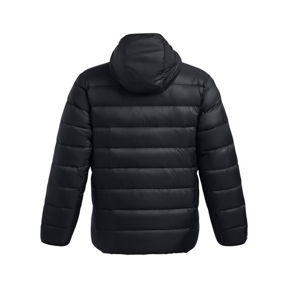 Under Armour Legend Down Hooded Jacket męska kurtka puchowa kaptur czarna, Kolor: czarny, Rozmiar: XXL, 4 zdjęcie