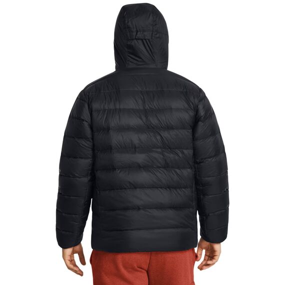 Under Armour Legend Down Hooded Jacket męska kurtka puchowa kaptur czarna, Kolor: czarny, Rozmiar: XXL, 2 zdjęcie