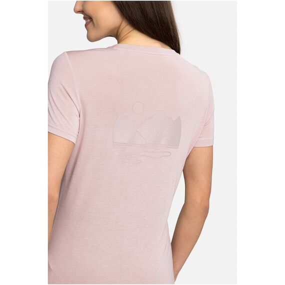 VIKING T-shirt damski Morain Bamboo różowy, Kolor: różowy, Rozmiar: S, 7 zdjęcie