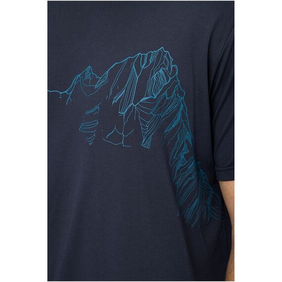 VIKING T-shirt męski Morain Bamboo granatowy, Kolor: granatowy, Rozmiar: M, 6 zdjęcie