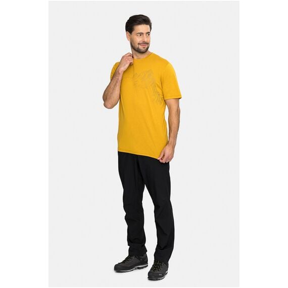 VIKING T-shirt męski Morain Bamboo żółty, Kolor: żółty, Rozmiar: M, 4 zdjęcie