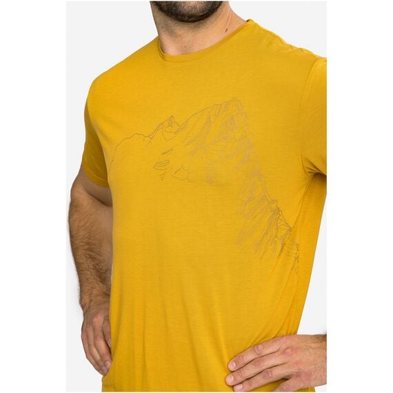 VIKING T-shirt męski Morain Bamboo żółty, Kolor: żółty, Rozmiar: XL, 6 zdjęcie