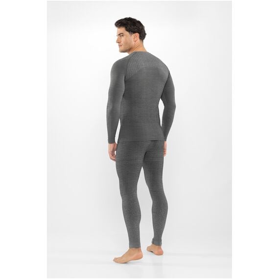 VIKING Bielizna termokatywna męska zestaw legginsy koszulka Altis Set Merino czarna, Kolor: czarny, Rozmiar: L, 2 zdjęcie