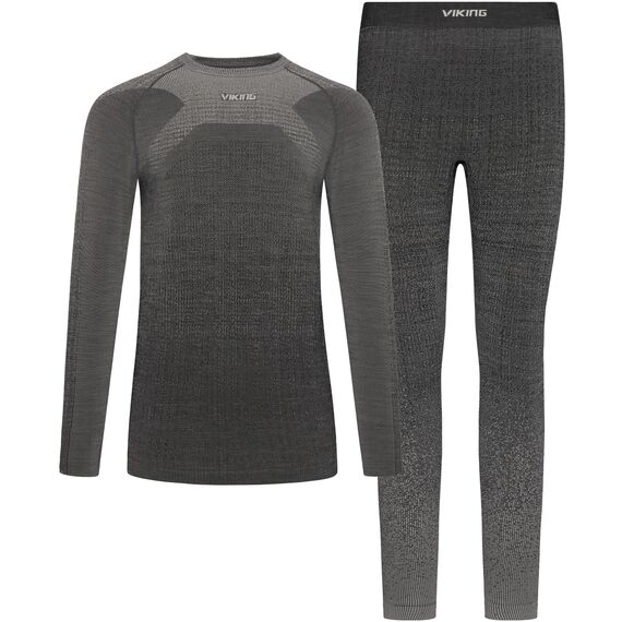 VIKING Bielizna termokatywna męska zestaw legginsy koszulka Altis Set Merino czarna, Kolor: czarny, Rozmiar: L, 7 zdjęcie