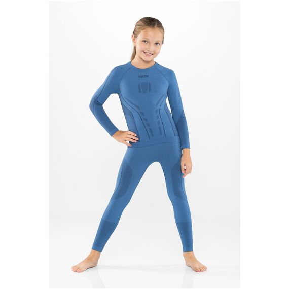 VIKING Bielizna dziecięca zestaw koszulka legginsy Riko 2.0 Set niebieska, Kolor: niebieski, Rozmiar: 152-164, 2 zdjęcie