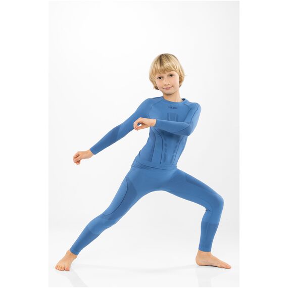 VIKING Bielizna dziecięca zestaw koszulka legginsy Riko 2.0 Set niebieska, Kolor: niebieski, Rozmiar: 116-128, 7 zdjęcie