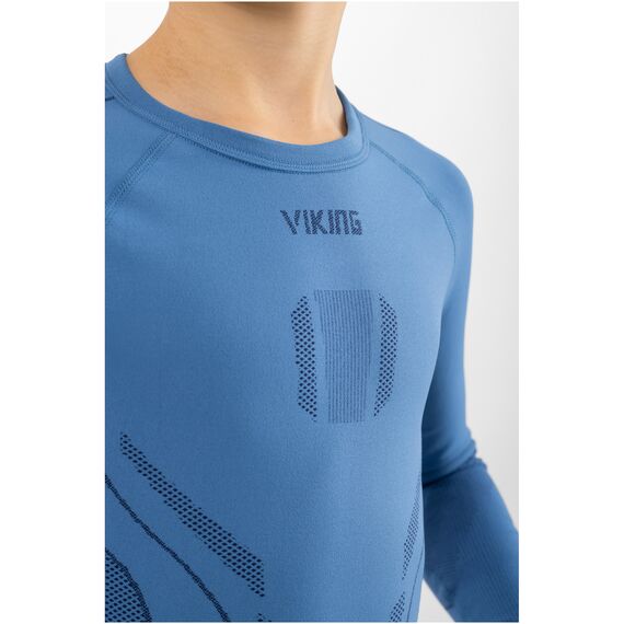 VIKING Bielizna dziecięca zestaw koszulka legginsy Riko 2.0 Set niebieska, Kolor: niebieski, Rozmiar: 152-164, 8 zdjęcie