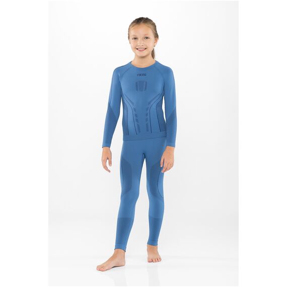 VIKING Bielizna dziecięca zestaw koszulka legginsy Riko 2.0 Set niebieska, Kolor: niebieski, Rozmiar: 116-128, 11 zdjęcie