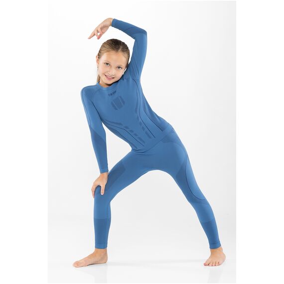 VIKING Bielizna dziecięca zestaw koszulka legginsy Riko 2.0 Set niebieska, Kolor: niebieski, Rozmiar: 116-128, 13 zdjęcie