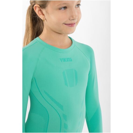 VIKING Bielizna dziecięca zestaw koszulka legginsy Riko 2.0 Set zielona, Kolor: zielony, Rozmiar: 128-140, 5 zdjęcie