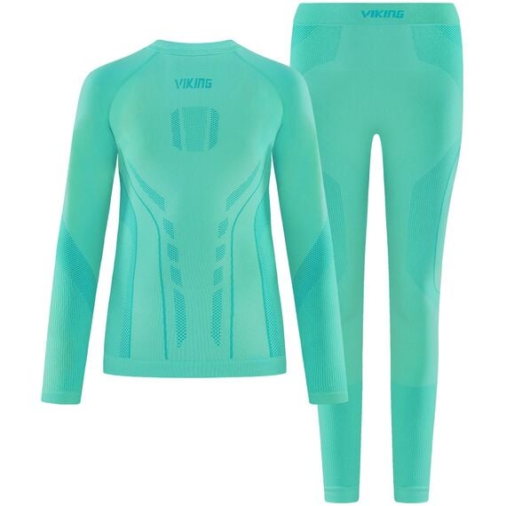 VIKING Bielizna dziecięca zestaw koszulka legginsy Riko 2.0 Set zielona, Kolor: zielony, Rozmiar: 116-128, 8 zdjęcie
