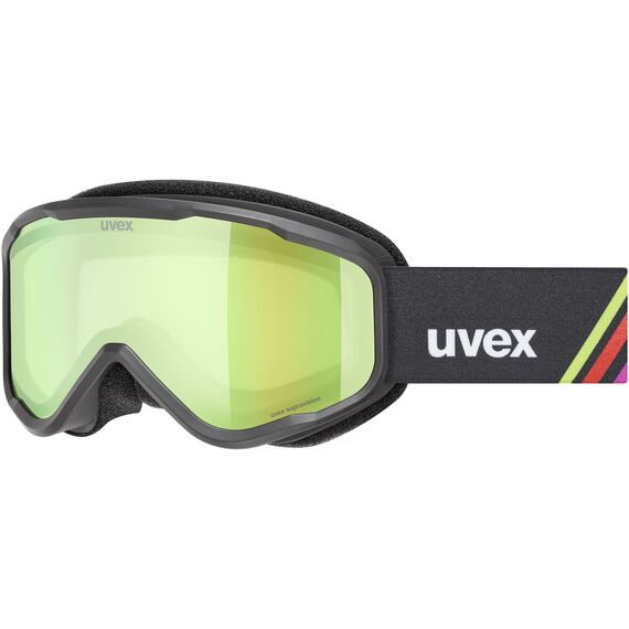 UVEX Gogle narciarskie dziecięce Speedy nova FM zielony, Kolor: zielony, Rozmiar: one size