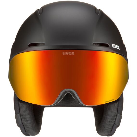 UVEX Kask narciarski z goglami colorvision Horizon CV czarny, Kolor: czarny, Rozmiar: 55-59, 2 zdjęcie