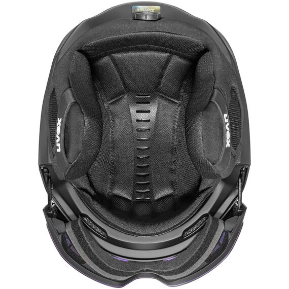 UVEX Kask narciarski z goglami colorvision Horizon CV czarny, Kolor: czarny, Rozmiar: 55-59, 4 zdjęcie