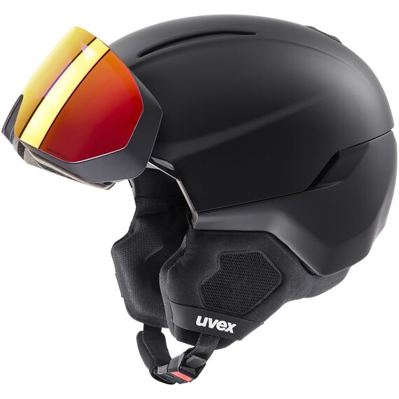 UVEX Kask narciarski z goglami colorvision Horizon CV czarny, Kolor: czarny, Rozmiar: 55-59, 5 zdjęcie