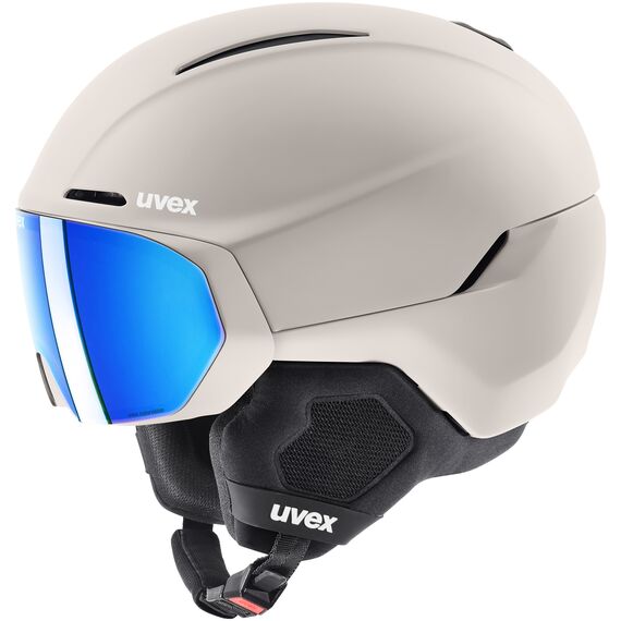 UVEX Kask narciarski z goglami colorvision Horizon CV szary, Kolor: szary, Rozmiar: 51-55