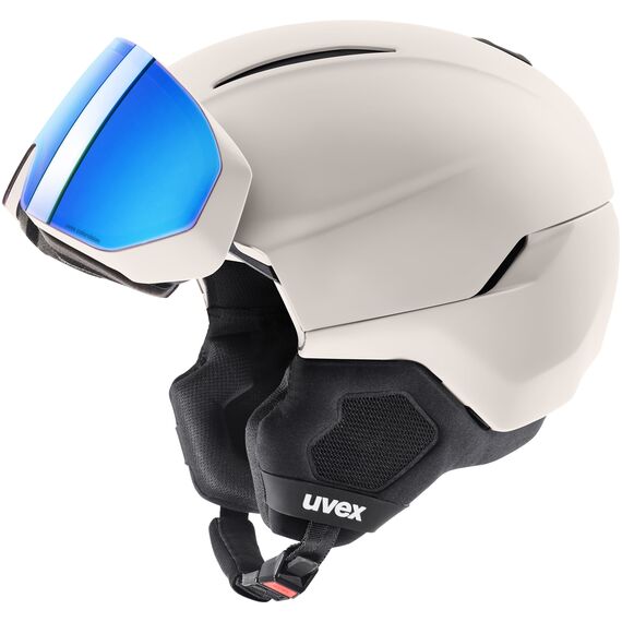 UVEX Kask narciarski z goglami colorvision Horizon CV szary, Kolor: szary, Rozmiar: 51-55, 5 zdjęcie