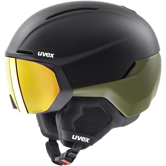 UVEX Kask narciarski z goglami colorvision Horizon CV zielony, Kolor: zielony, Rozmiar: 55-59