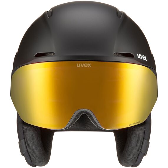 UVEX Kask narciarski z goglami colorvision Horizon CV zielony, Kolor: zielony, Rozmiar: 55-59, 4 zdjęcie