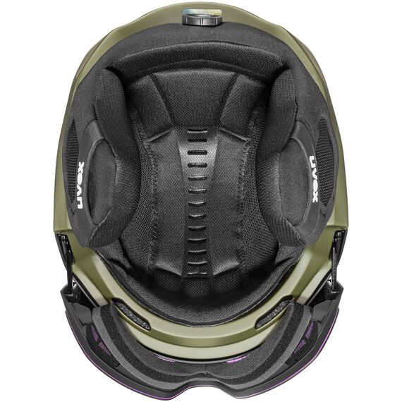 UVEX Kask narciarski z goglami colorvision Horizon CV zielony, Kolor: zielony, Rozmiar: 55-59, 5 zdjęcie