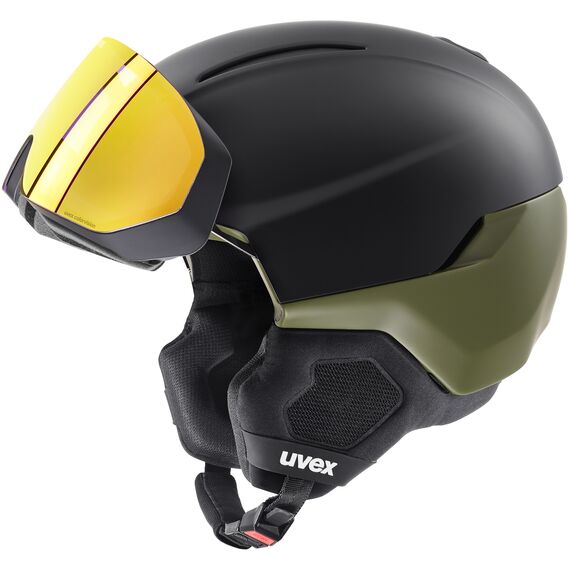 UVEX Kask narciarski z goglami colorvision Horizon CV zielony, Kolor: zielony, Rozmiar: 55-59, 2 zdjęcie
