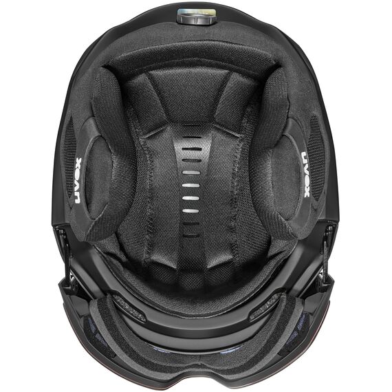 UVEX Kask narciarski hybrydowy z wizjerem Ultimate horizon MIPS czarny, Kolor: czarny, Rozmiar: 59-62, 4 zdjęcie