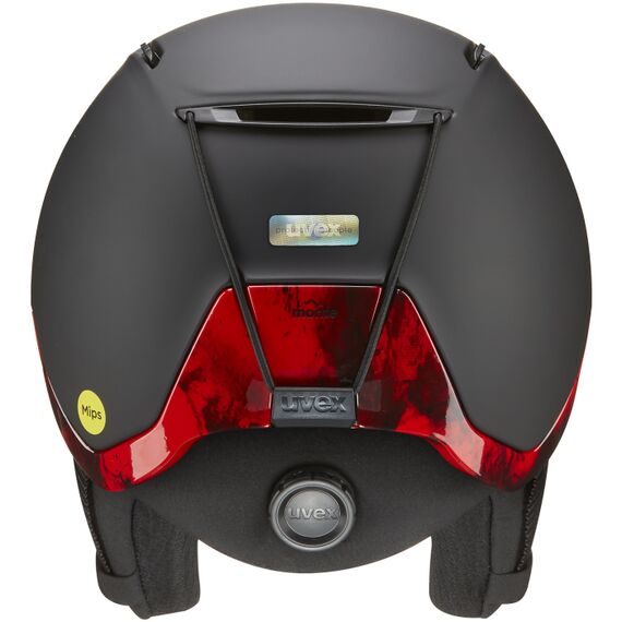 UVEX Kask narciarski Monte pro MIPS czarno-czerwony, Kolor: czerwony, Rozmiar: 59-61, 2 zdjęcie