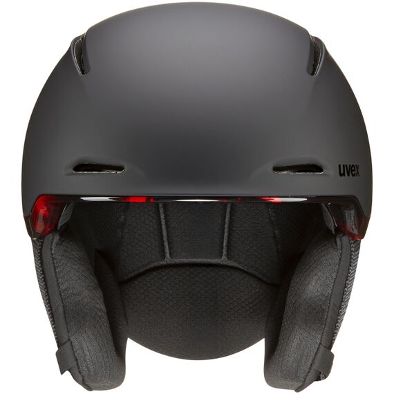UVEX Kask narciarski Monte pro MIPS czarno-czerwony, Kolor: czerwony, Rozmiar: 59-61, 3 zdjęcie