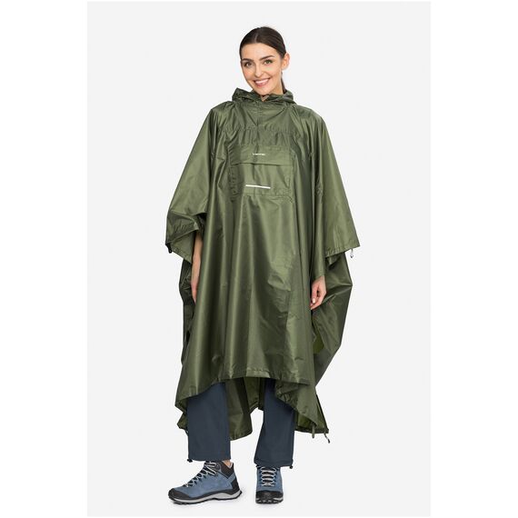 VIKING Poncho przeciwdeszczowe dla dorosłych Vesper Backpack zielone, Kolor: zielony, Rozmiar: uniwersalny, 2 zdjęcie