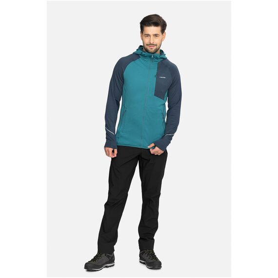 VIKING Bluza męska Birger rozpinana z kapturem niebiesko granatowa, Kolor: niebieski, Rozmiar: M, 2 zdjęcie